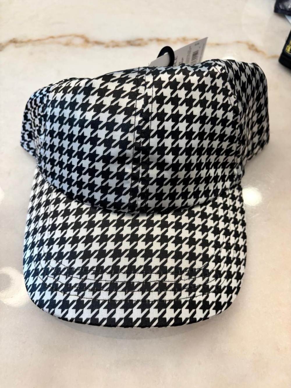 RED by KISS Keyshia Cole Houndstooth Satin Baseball Cap NWT FH017 #B05